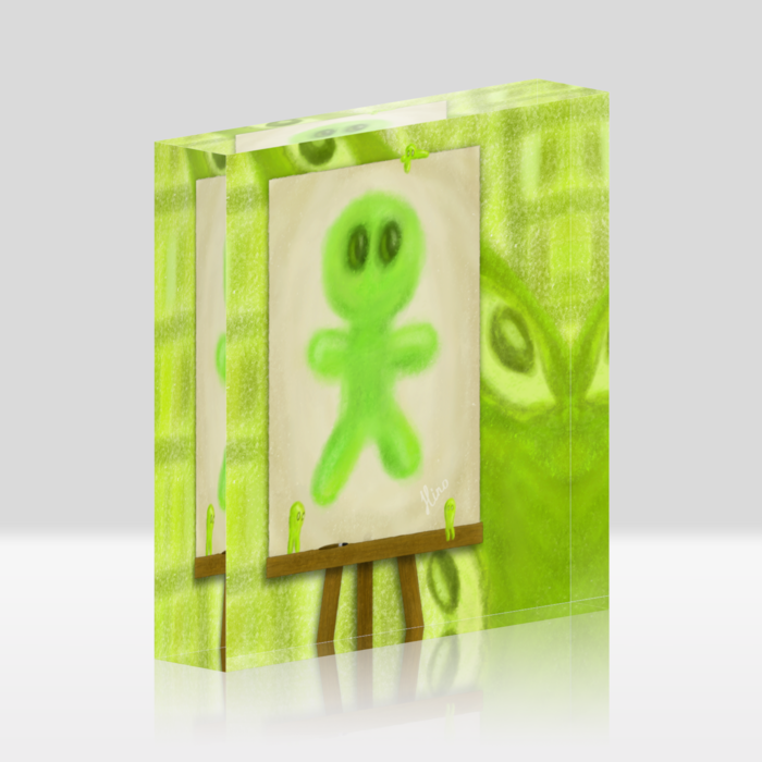 アクリルブロック - 100x100mm