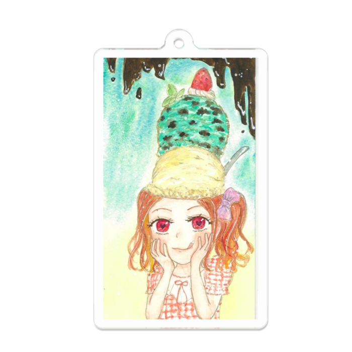 アクリルキーホルダー - 70 x 70 (mm)