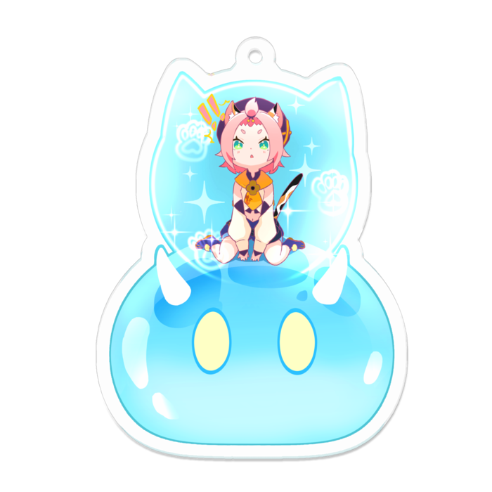 アクリルキーホルダー（コーティング） - 70 x 70 (mm)