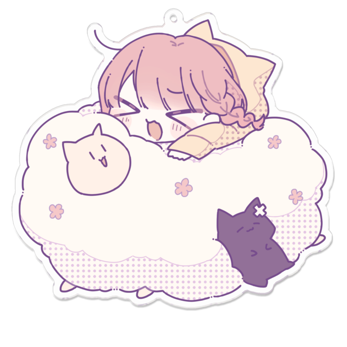 アクリルキーホルダー - 100 x 100 (mm)