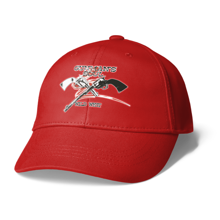 GUNMAN'S SOULキャップ - レッド