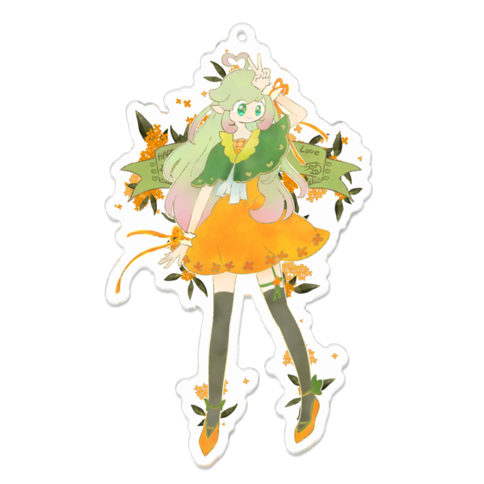 アクリルキーホルダー - 100 x 100 (mm)