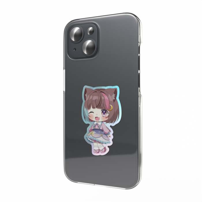 オーロラスマホステッカー - 縦