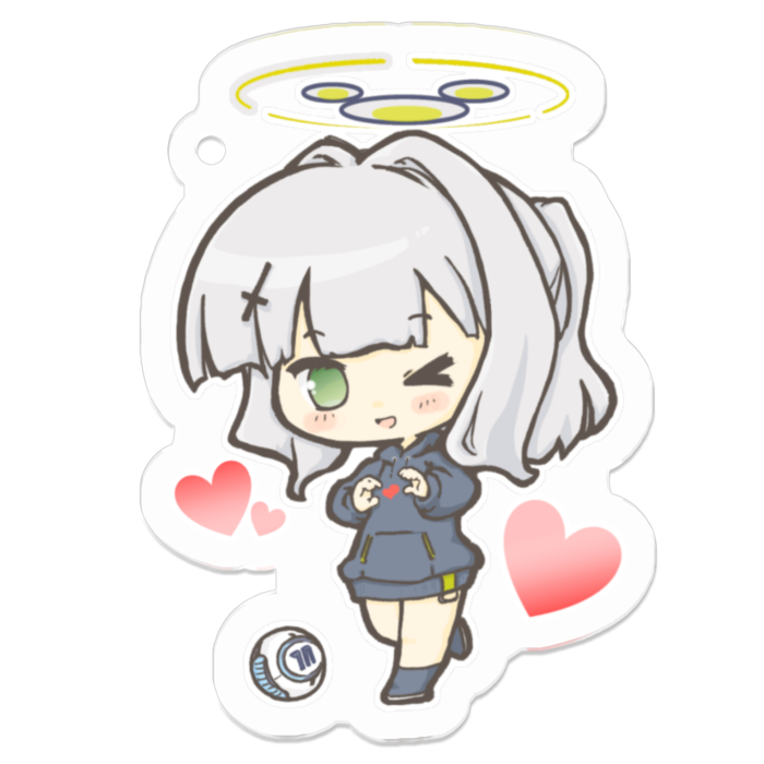 アクリルキーホルダー - 50 x 50 (mm)