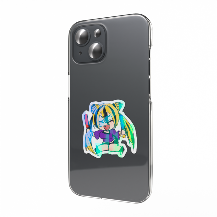 ホログラムスマホステッカー - 縦