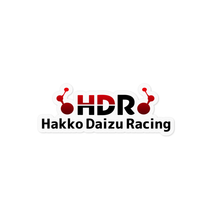 ステッカー(ホワイト)  - 100 x 100 (mm)(1)