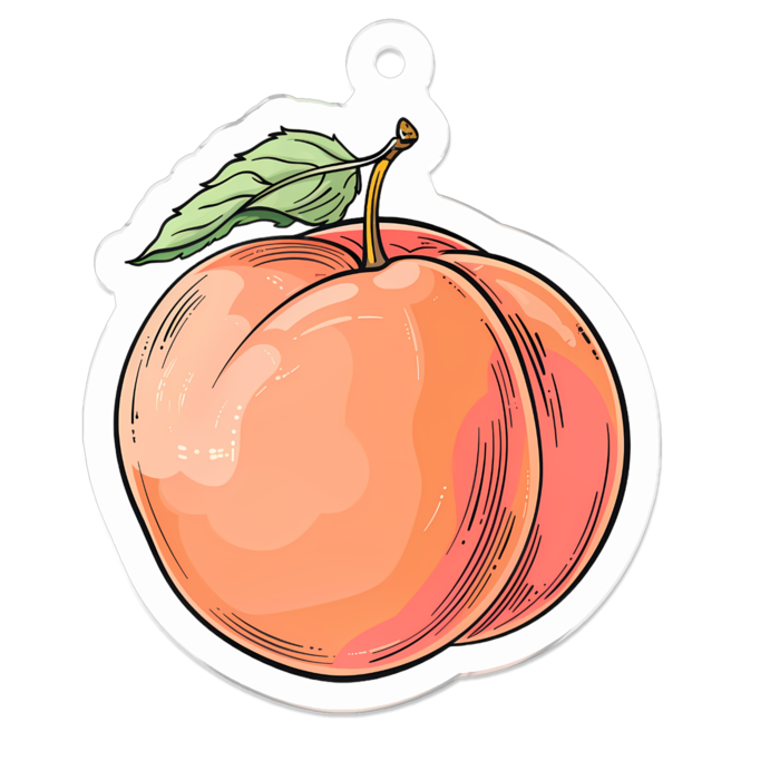 アクリルキーホルダー - 50 x 50 (mm)