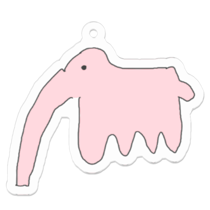 アクリルキーホルダー(コーティング) - 50 x 50 (mm)