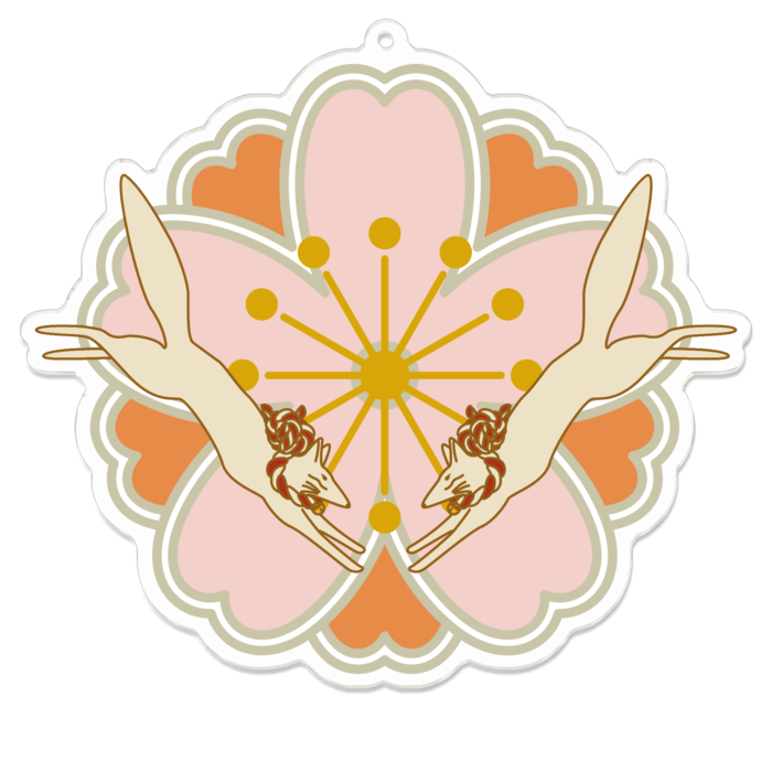 アクリルキーホルダー - 100 x 100 (mm)