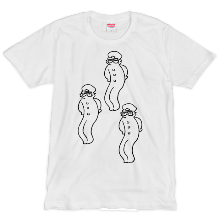 Tシャツ（シルクスクリーン印刷） - L - 1色（３人鶴多）