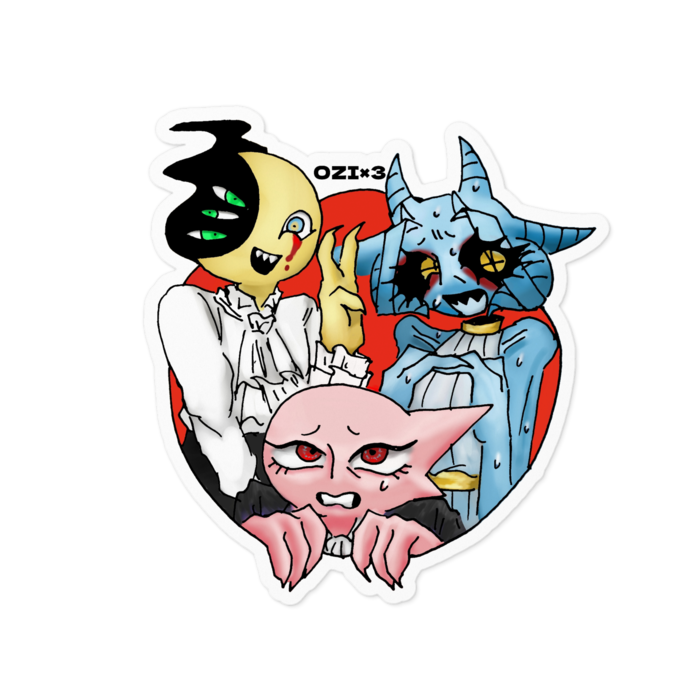 ステッカー - 100 x 100 (mm)