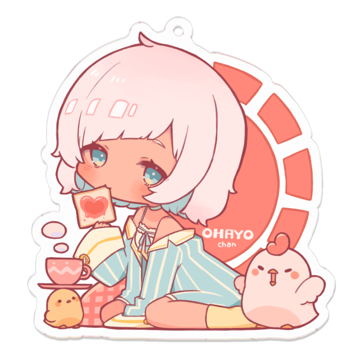 アクリルキーホルダー - 70 x 70 (mm)