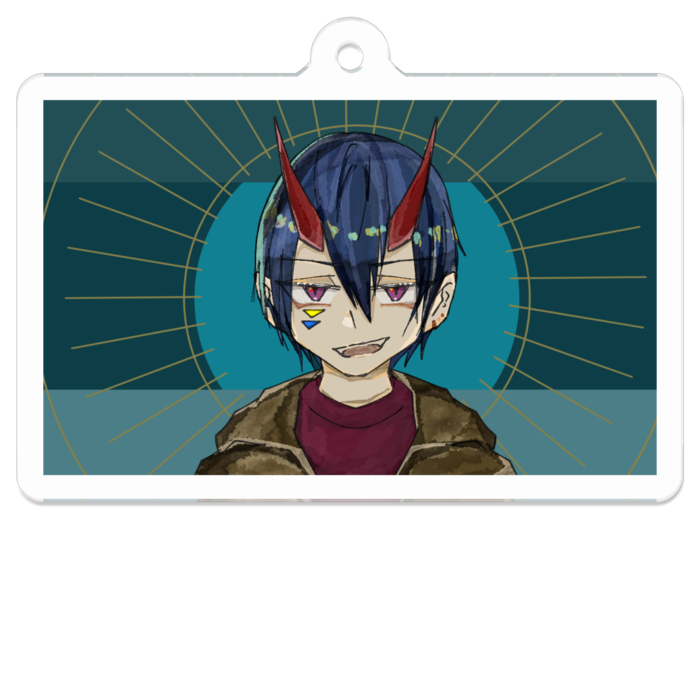 アクリルキーホルダー - 50 x 50 (mm)