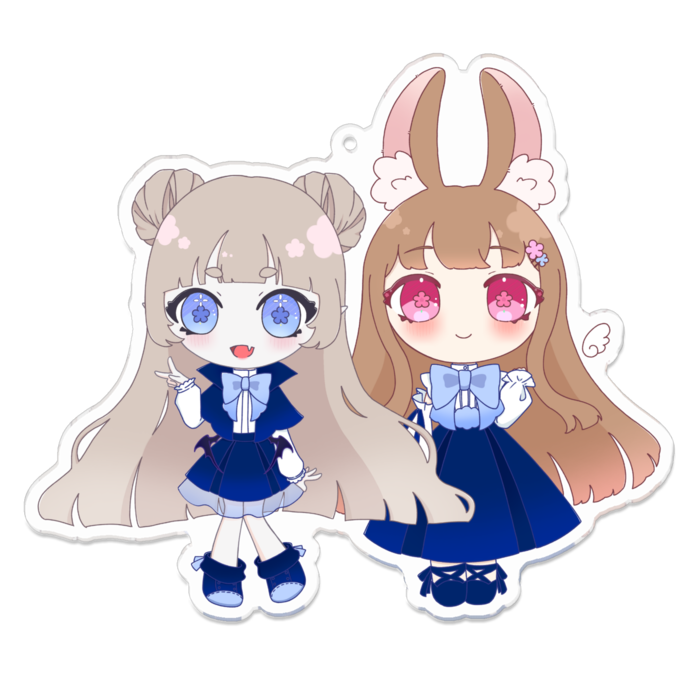 アクリルキーホルダー - 100 x 100 (mm)