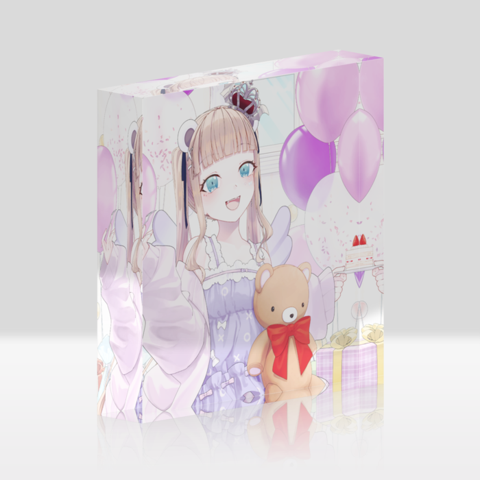 アクリルブロック - 100x100mm