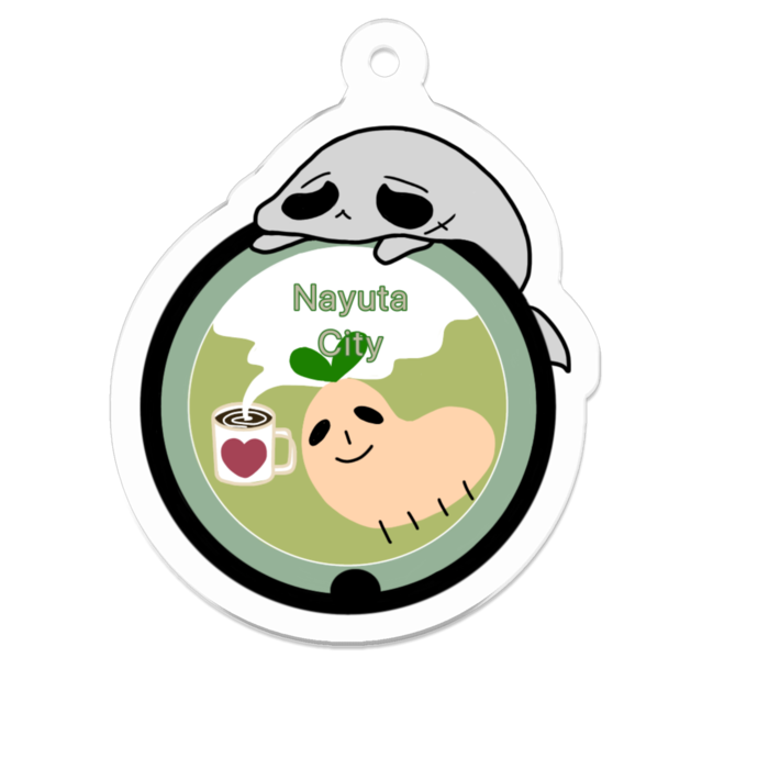 アクリルキーホルダー - 50 x 50 (mm)