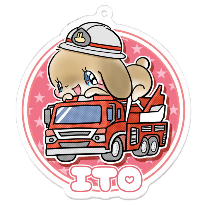 アクリルキーホルダー - 70 x 70 (mm)