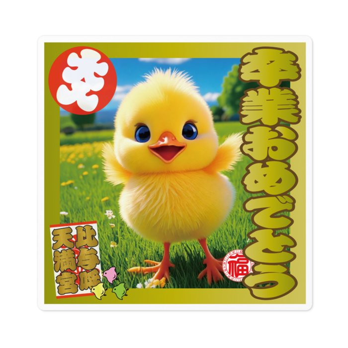 ステッカー - 100 x 100 (mm)