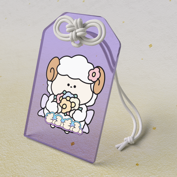 アクリルお守り - 50 × 80mm