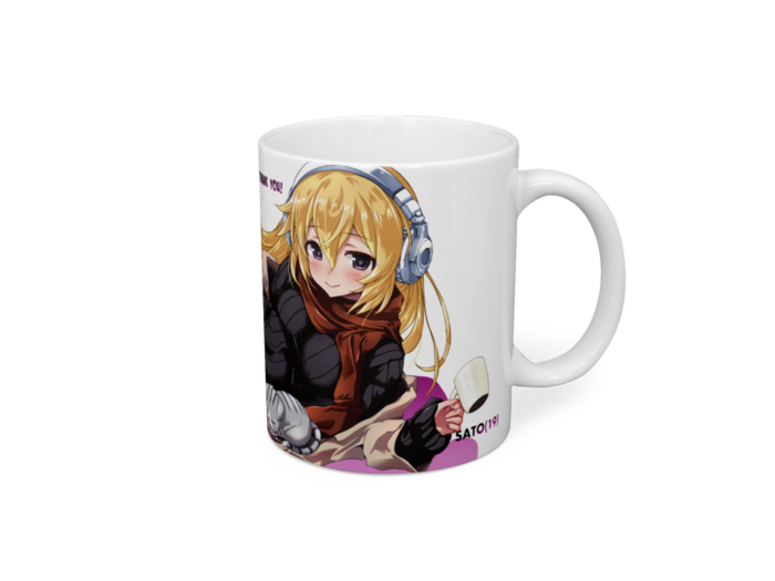 マグカップ - 直径 8 cm / 高さ 9.5 cm