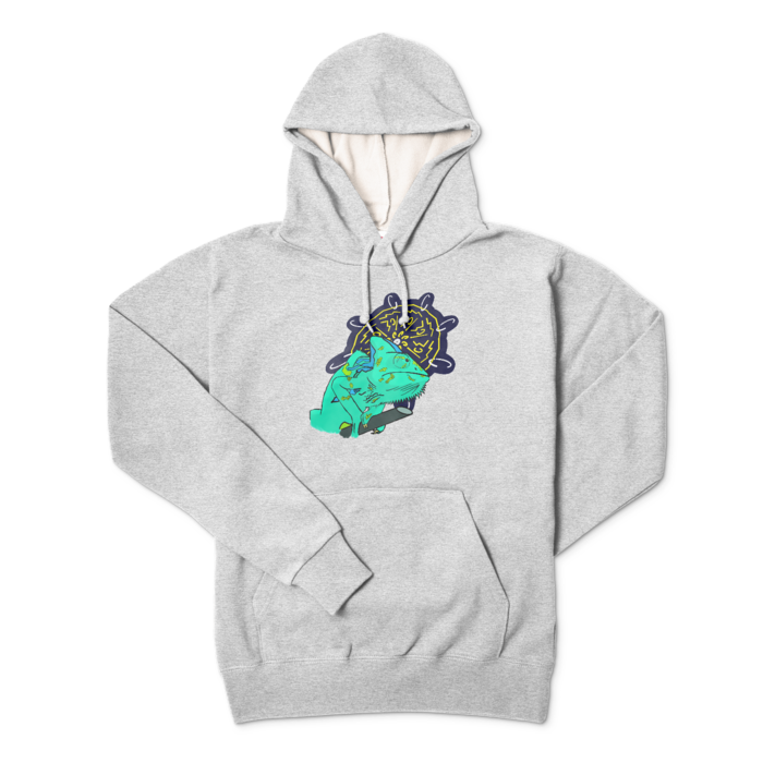 パーカー - L - 杢グレー