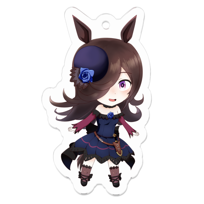 アクリルキーホルダー - 50 x 50 (mm)