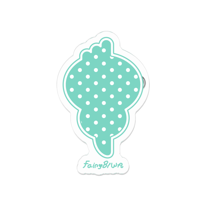 アクリルバッジ - 50 x 50 (mm)