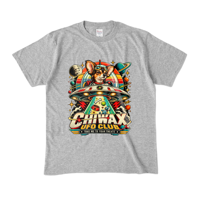 カラーTシャツ - M - 杢グレー （濃色）