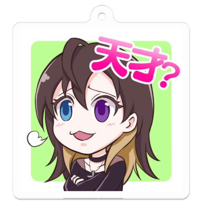 アクリルキーホルダー - 50 x 50 (mm)