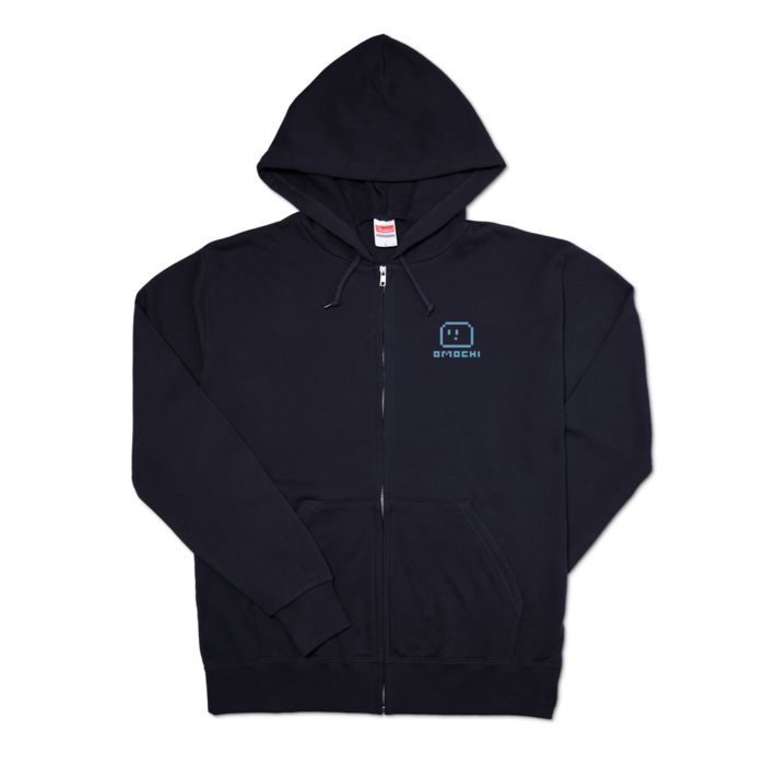 ジップパーカー - L - ネイビー
