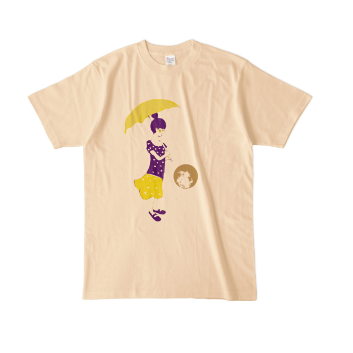 カラーTシャツ(淡色) - L - ナチュラル