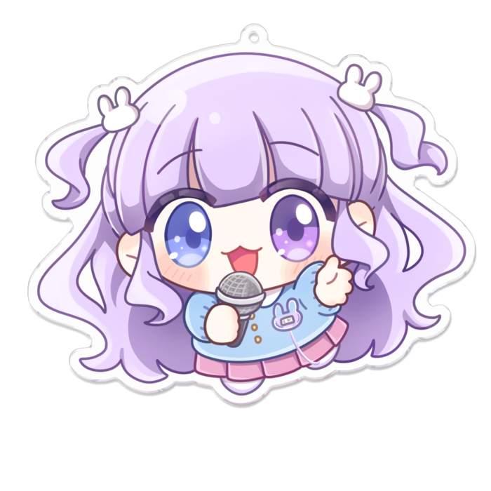 アクリルキーホルダー - 100 x 100 (mm)