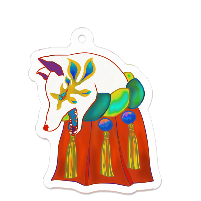 アクリルキーホルダー - 50 x 50 (mm)