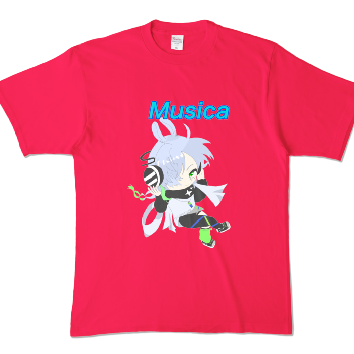 カラーTシャツ - XL - ホットピンク (濃色)