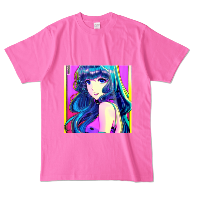 カラーTシャツ - L - ピンク (濃色)