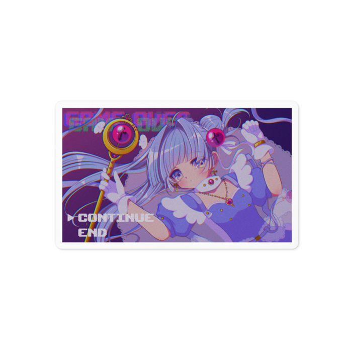 ステッカー - 100 x 100 (mm)(ホワイト)