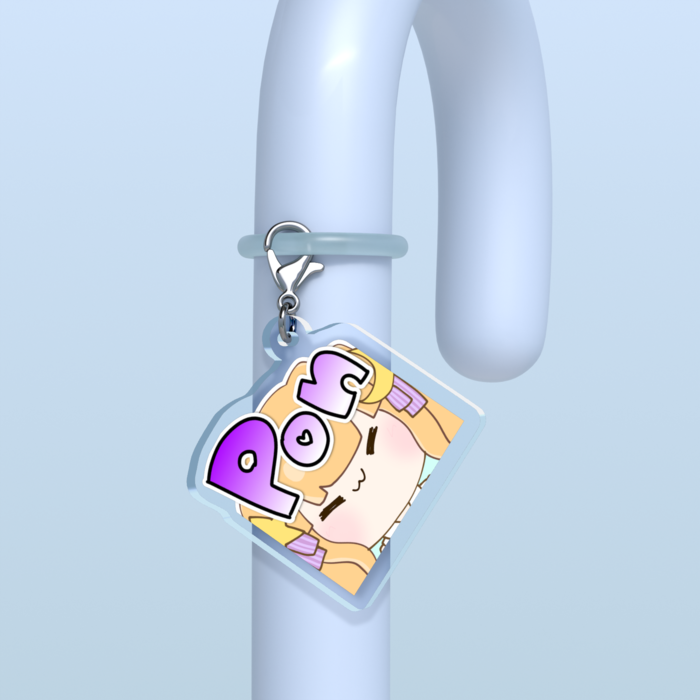 めじるしチャーム - W30 × H30mm 以内（クリア）