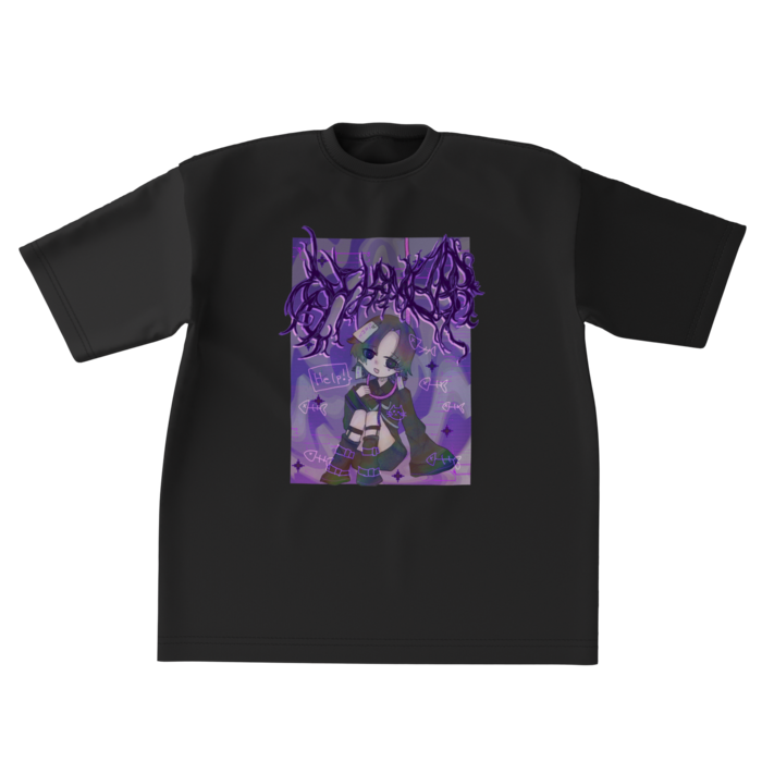 ビッグシルエットTシャツ - XL - 正面