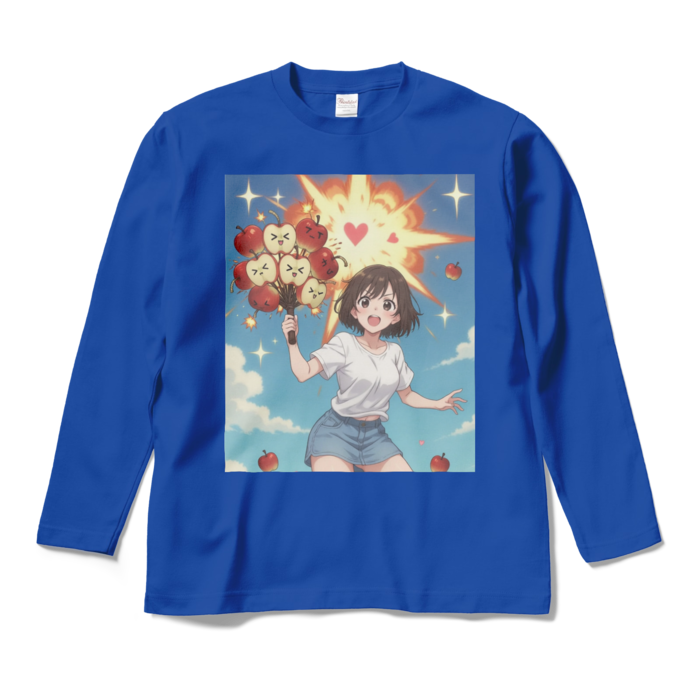 ロングスリーブTシャツ - M - ロイヤルブルー