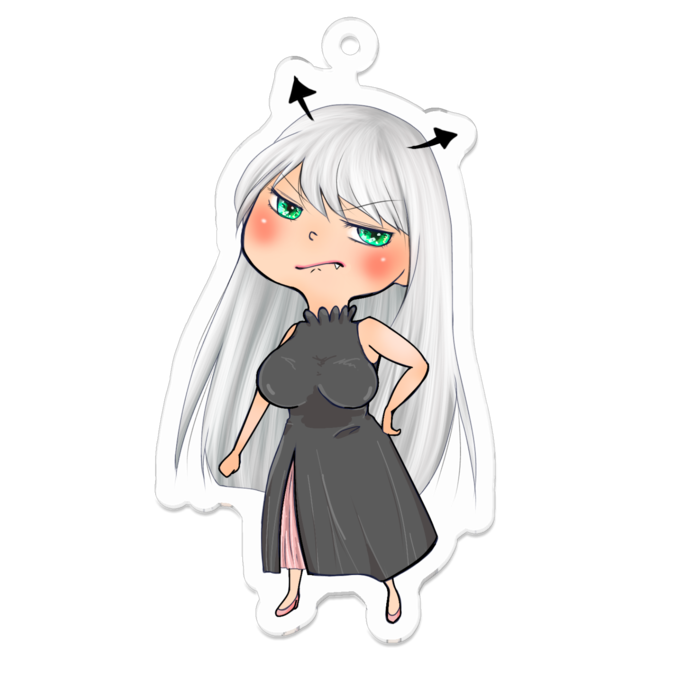 アクリルキーホルダー - 70 x 70 (mm)