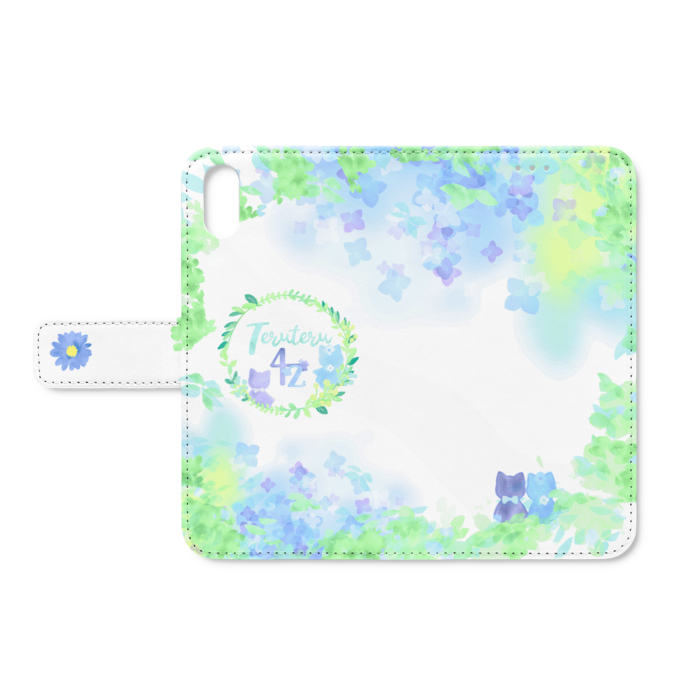 手帳型iPhoneケース - iPhone XS / X - ストラップ穴 なし