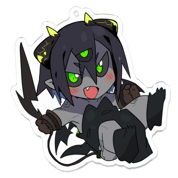 アクリルキーホルダー（コーティング） - 70 x 70 (mm)