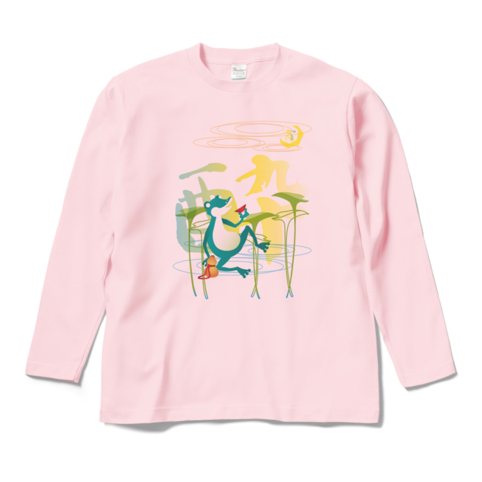 ロングスリーブTシャツ - M - ライトピンク