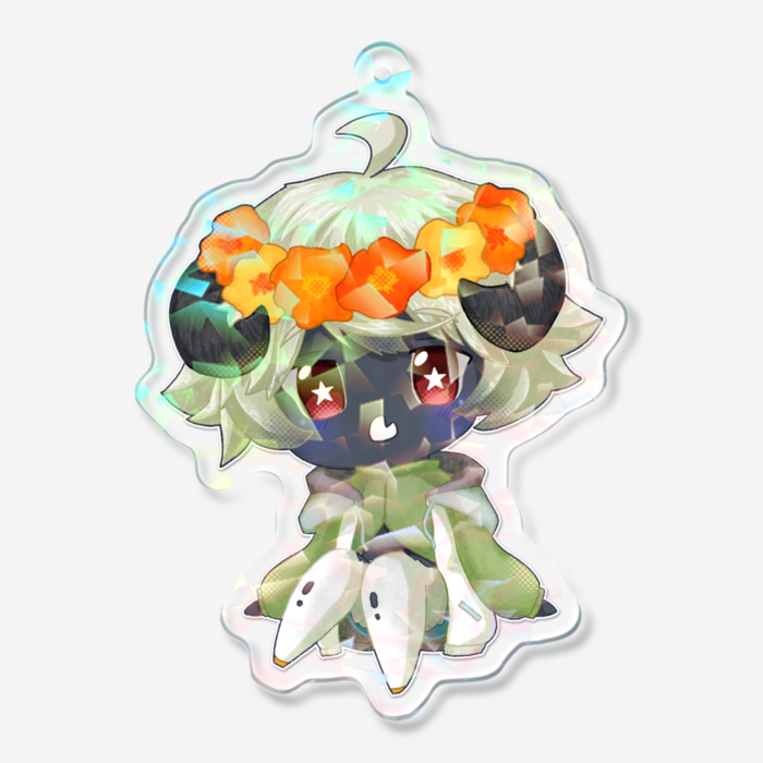 ホログラムアクリルキーホルダー - 70 × 70mm