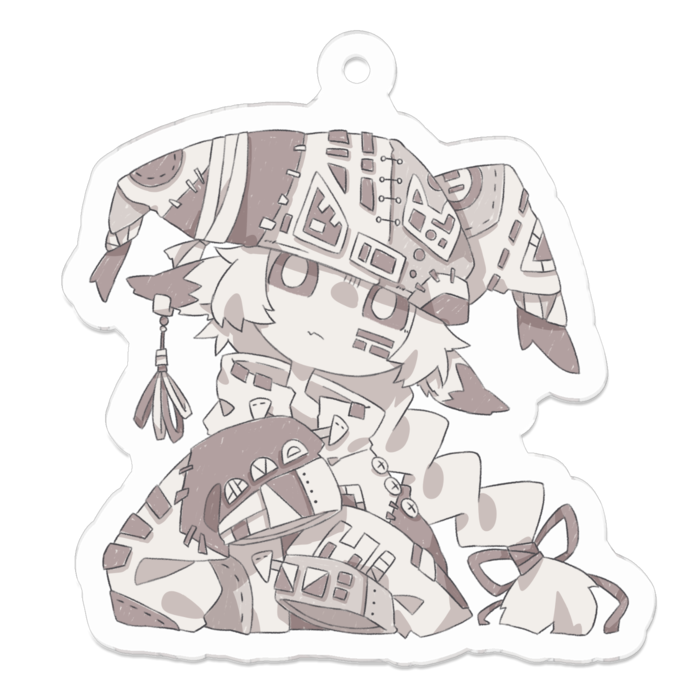 アクリルキーホルダー - 50 x 50 (mm)