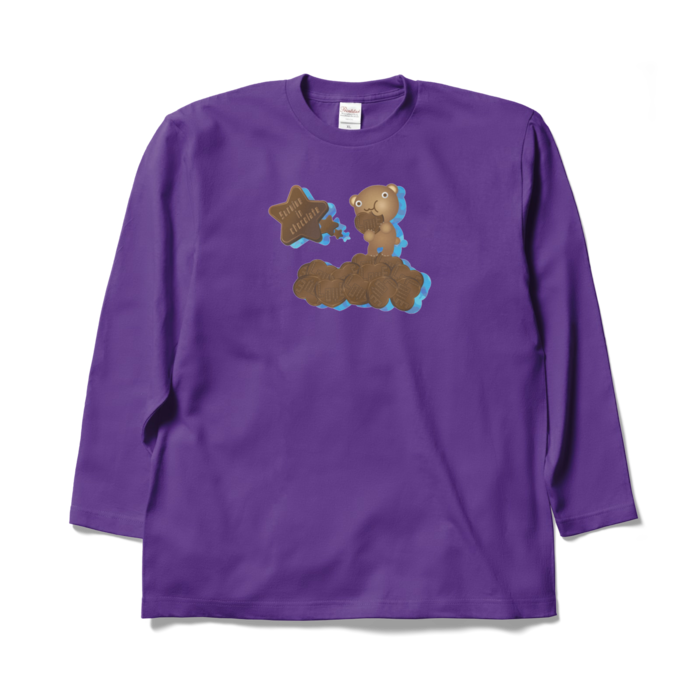 ロングスリーブTシャツ - XL - パープル
