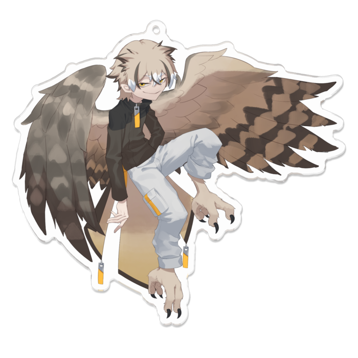 アクリルキーホルダー - 100 x 100 (mm)