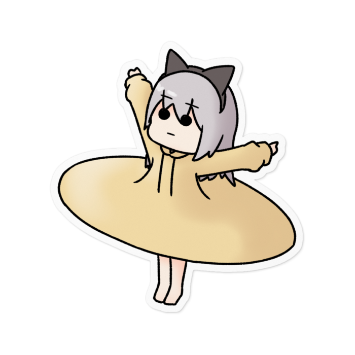 ステッカー - 100 x 100 (mm)