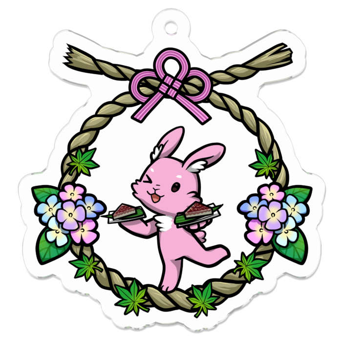 アクリルキーホルダー - 50 x 50 (mm)