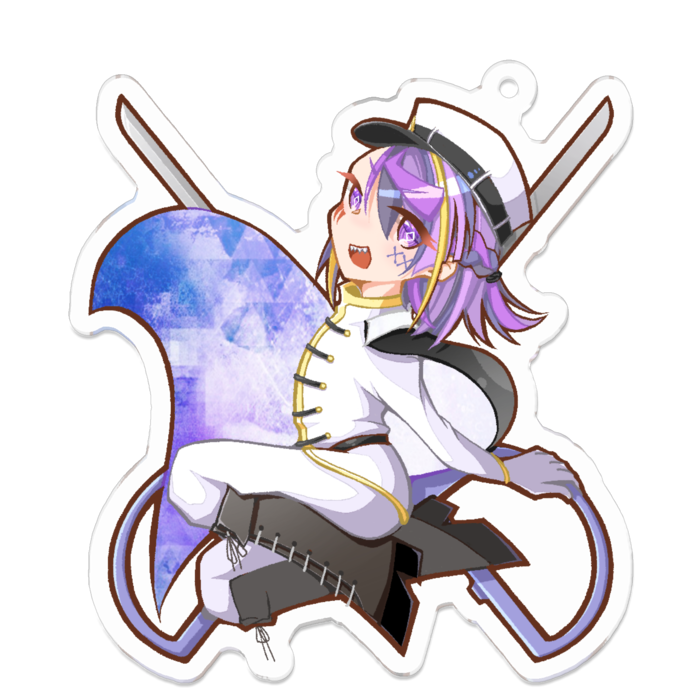 アクリルキーホルダー - 70 x 70 (mm)